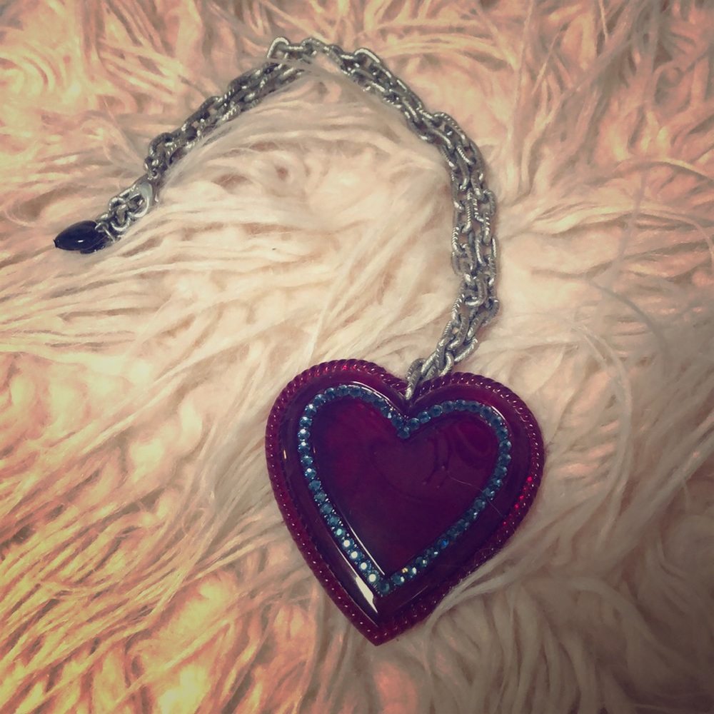 Tarina Tarantino Large heart necklace